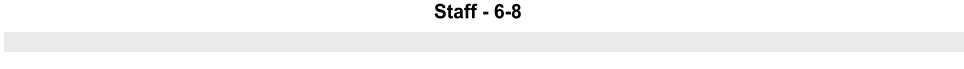 Staff - 6-8